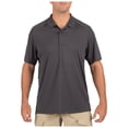 thumbnail image 1 of 5.11 Work Gear Men's Helios Short Sleeve Polo Shirt, Moisture-Wicking, Quick-Drying, Charcoal, Small, Style 41192, 1 of 3