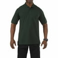 thumbnail image 1 of 5.11 Work Gear Men's Professional Short Sleeve Polo Shirt, Cotton Fabric, Wrinkle-Resistant, L.E. Green, X-Large, Style 41060, 1 of 3