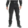 thumbnail image 1 of 5.11 Work Gear Men's Ripstop TDU Work Pants, Adjustable Waistband, Lightweight Bottom, Black, Medium, Regular, Style 74003, 1 of 4