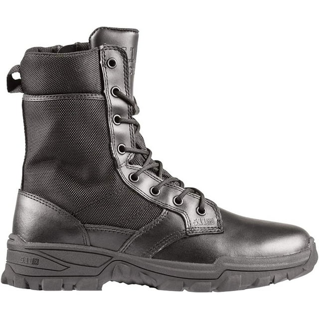 5.11 Work Gear Men's Speed 3.0 Urban Sidezip Boot, Ortholite Insole, Moisture Wicking, Black, 11.5 Wide, Style 12336