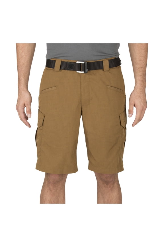 Work Gear Men's Stryke 11-Inch Inseam Shorts, Flex-Tac Ripstop Fabric, Battle Brown, 42, Style 73327