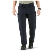 5.11 Work Gear Men's Stryke Pants, Adjustable Waistband, Stretchable Flex-Tac Fabric, Dark Navy, 34W x 32L, Style 74369