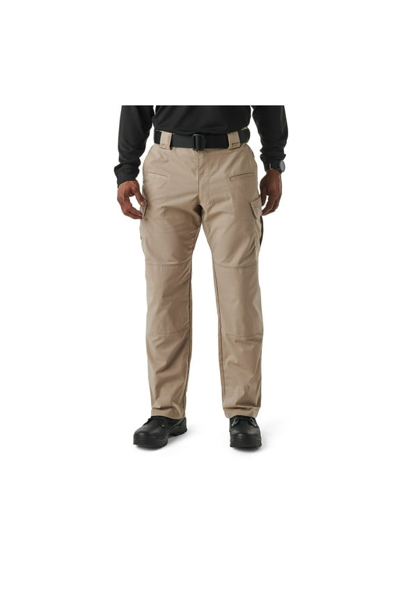 Work Gear Men's Stryke Pants, Adjustable Waistband, Stretchable Flex-Tac Fabric, Khaki, 30W x 32L, Style 74369