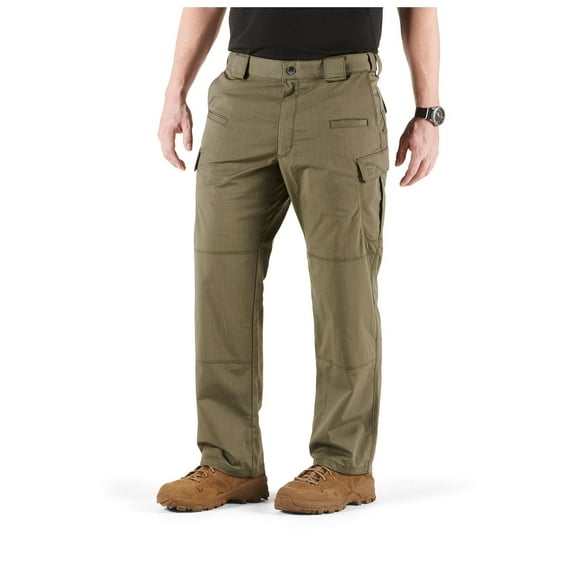 5.11 Work Gear Men's Stryke Pants, Adjustable Waistband, Stretchable Flex-Tac Fabric, Ranger Green, 32W x 34L, Style 74369ABR