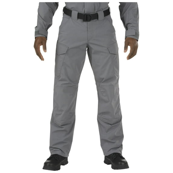 5.11 Work Gear Men's Stryke TDU Flex-Tac Ripstop Fabric Pants, Teflon Coating, Kneepad Ready, Storm, 40W x 36L, Style 74433