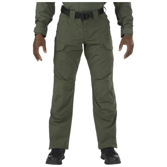 5.11 Work Gear Men's Stryke TDU Flex-Tac Ripstop Fabric Pants, Teflon Coating, Kneepad Ready, TDU Green, 40W x 36L, Style 74433