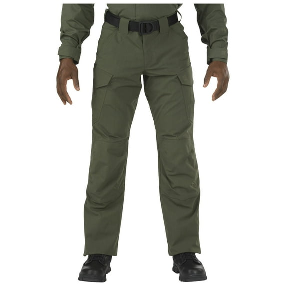 5.11 Work Gear Men's Stryke TDU Flex-Tac Ripstop Fabric Pants, Teflon Coating, Kneepad Ready, TDU Green, 42W x 30L, Style 74433
