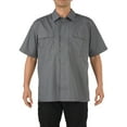 thumbnail image 1 of 5.11 Work Gear Men's TDU Short Sleeve Polo Shirt, Breathable Fabric, Teflon Finish, Storm, Small, Style 71339, 1 of 3