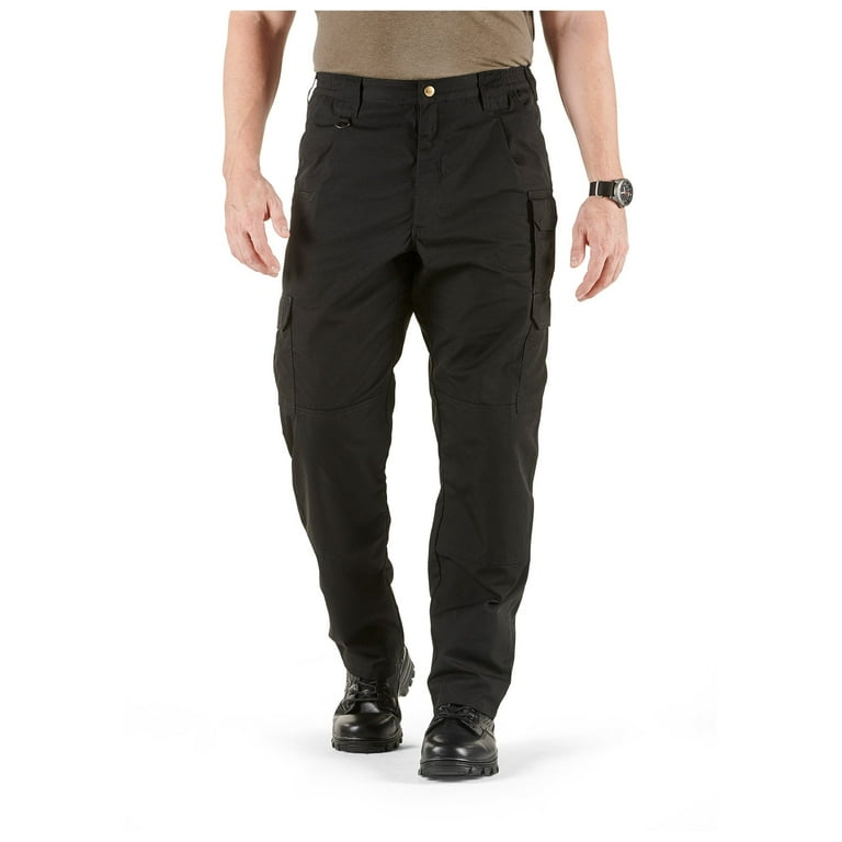 5.11 Work Gear Men s Taclite Pro Performance Pants Cargo Pockets Action Waistband Black 42W x 36L Style 74273 Walmart