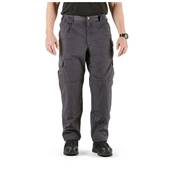5.11 Work Gear Men's Taclite Pro Performance Pants, Cargo Pockets, Action Waistband, Charcoal, 38W x 36L, Style 74273ABR