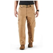 5.11 Work Gear Men's Taclite Pro Performance Pants, Cargo Pockets, Action Waistband, Coyote, 34W x 32L, Style 74273