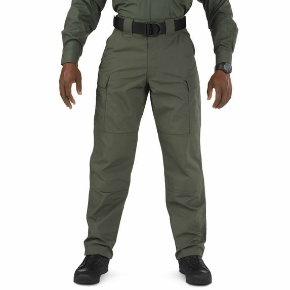 5.11 Work Gear Men's Taclite TDU Professional Work Pants, Polyester-Cotton Fabric, TDU Green, X-Large, Long, Style 74280