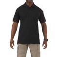 thumbnail image 1 of 5.11 Work Gear Men's Utility Short Sleeve Polo Shirt, Poly-Cotton Fabric, Wrinkle Resistant, Black, X-Large, Style 41180, 1 of 3