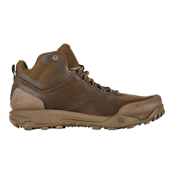 5.11 Work Gear Mens A/T All-Terrain Ankle Boots, for Snow, Hiking, Work - Water-Resistant Upper, Slip-Resistant, Dark Coyote, 12 Regular, Style 12430