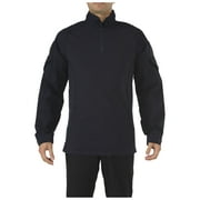 5.11 Work Gear Rapid Long Sleeve Shirt, Poly/Cotton Ripstop, Shoulder Pockets, Dark Navy, 2X-Large, Style 72194