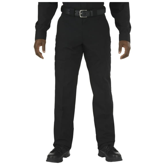 5.11 Work Gear Stryke PDU Flex-Tac Class A Pants, Unhemmed, Adjustable Waistband, Black, 48, Style 74426
