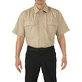 thumbnail image 1 of 5.11 Work Gear Stryke Short Sleeve Polo Shirt, Flex-Tac Stretch Fabric, Teflon Finish, Khaki, Large, Style 71354, 1 of 3