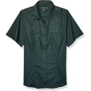 5.11 Work Gear Women's Taclite PDU Class A Short Sleeve Shirt, Ripstop Fabric, Spruce Green, Medium/Regular, Style 61167