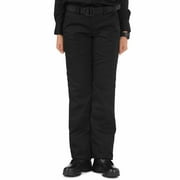 5.11 Work Gear Women's Twill PDU Class-A Cargo Pants, Teflon Coating, Gripper Panel, Black, 4, Style 64304