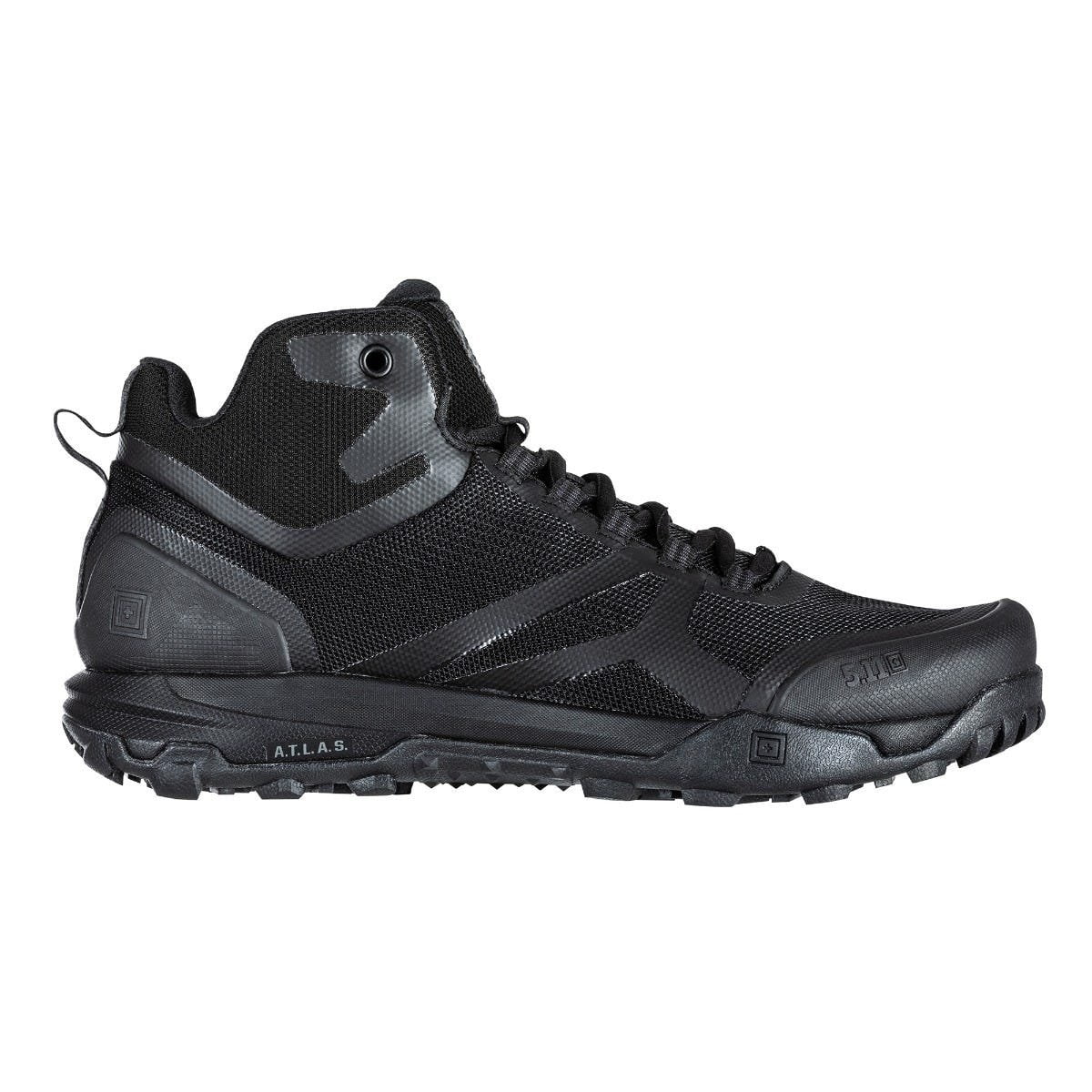 5.11 Tactical A.T.L.A.S. Mid Work Boots For Men - All-Terrain Patrol & Hiking Shoes With Wide Width Options