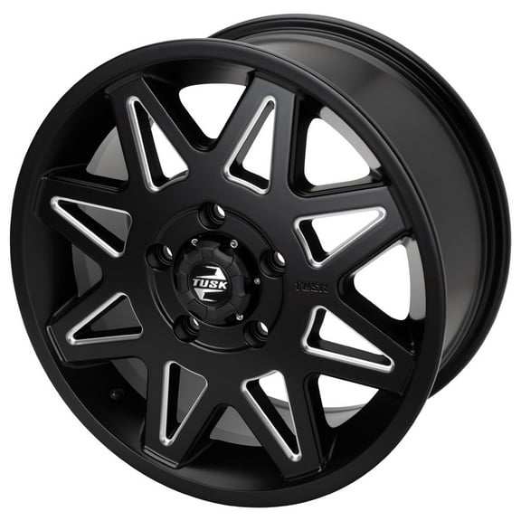 5/114.3 (5/4.5) Tusk Tintic Wheel 15x7 6.0 + 1.0 Milled/Black for Polaris Rzr Pro R Factory Armored Edition 2025