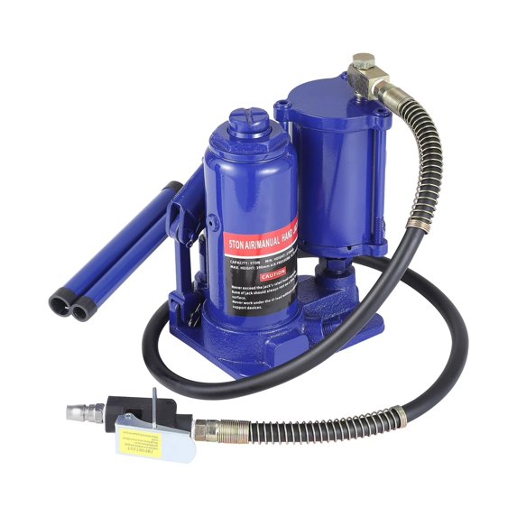 5/12/20/22/32 T Air Hydraulic Bottle Jack,Pneumatic Bottle Jack with Manual Hand Pump, Heavy Duty Pneumatic Bottle Jack for Industrial Engineering Car Truck RV Auto Repair