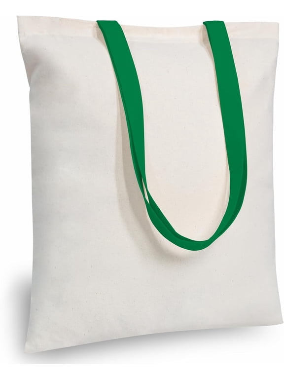 5 | 12 | 24 Pack Economical 16"x15" Cotton Tote Bag, Reusable Grocery Shopping Bags, DIY Your Creative Designs