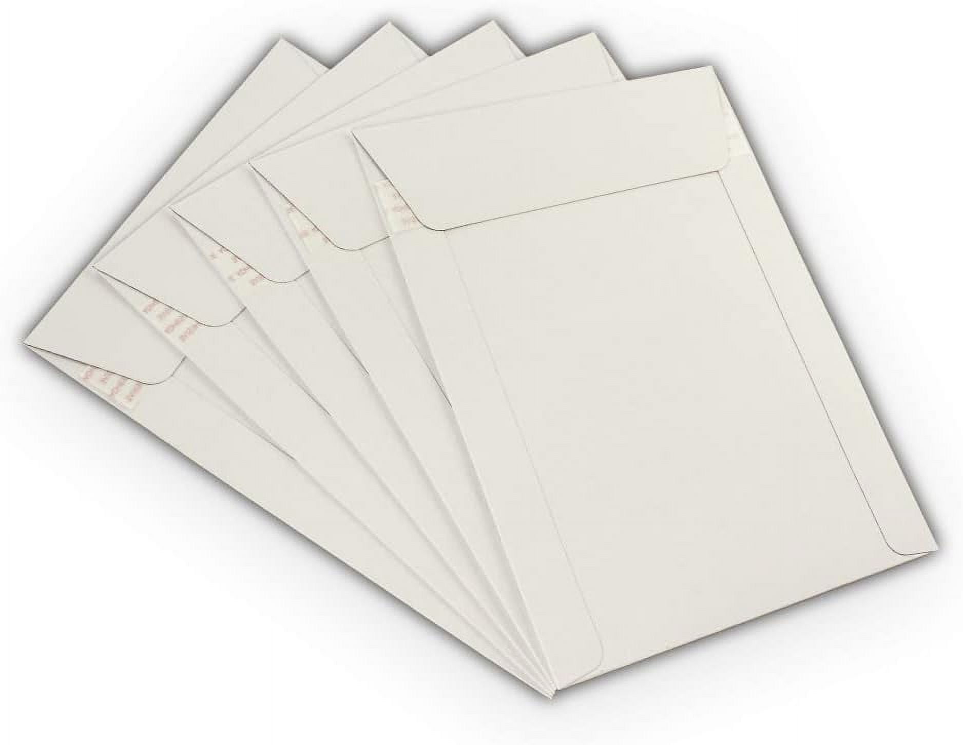 5 12.75 X 15 Rigid Photo Mailers Stay Flats White Cardboard Self Seal