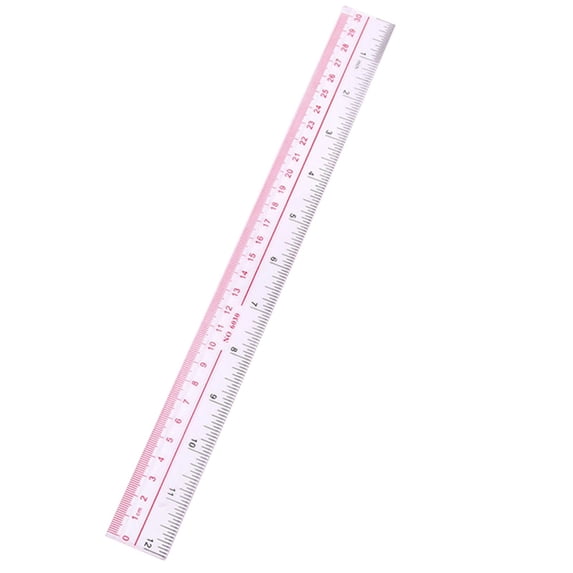 Under $5 12 Inch Color Plastic Ruler, Dual Scale Straight Ruler, Math Geometry Measuring Tools with Inch And Centimeter, Office Supplies, Back to Classroom Must Haves
