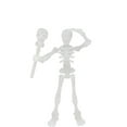 thumbnail image 1 of 5.12 Inch Movable Articulated Skeleton Puppet Desktop Ornament, Wearing Multiple Sets Of Weapons, DIY Painted Craft Gift Home Decoration, 1 of 2