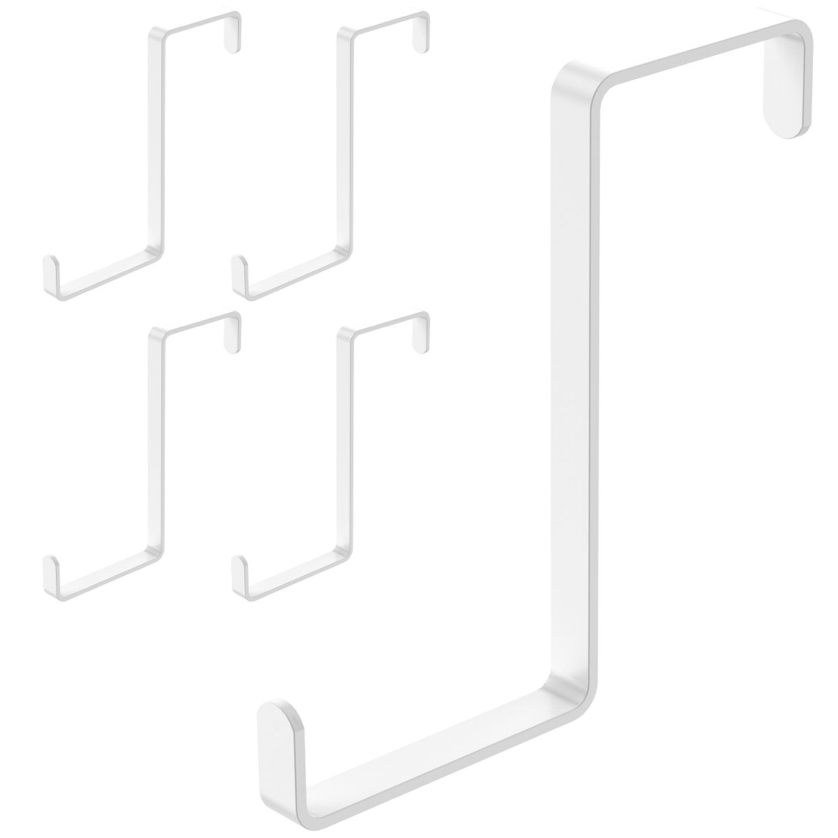 5/12 Pcs Door Hanger Hook Over Door Hook ZShaped Sturdy Metal Door Hook Premium Durable Door