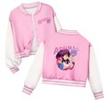 thumbnail image 1 of 5-12 Year Old APHMAU Girls' Jacket Kids Baseball Team Casual Role Printed Snap Fashion Jacket, 1 of 2