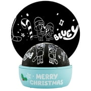 5.12 inch Christmas Lightshow Projection Tabletop ShadowLights Bluey Christmas Bluey (White)