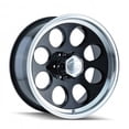 thumbnail image 1 of 5-120.65 PCD Black Machined Lip Wheel, 1 of 1