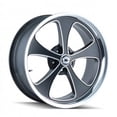 thumbnail image 1 of 5-120.65 PCD Matte Black Machined Face & Polished Lip Wheel, 1 of 1