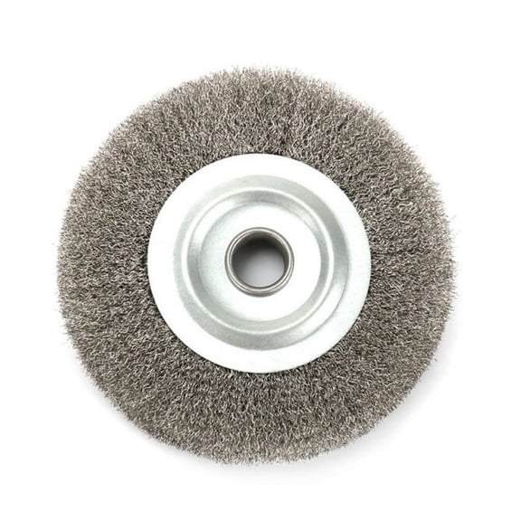 5" 125mm Crimped Stainless Steel Wire Wheel Brush For Bench Grinder Rust Removal