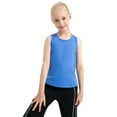 thumbnail image 1 of 5-12T Girls Athletic Tank Tops Sleeveless Active Yoga Dance Sports Shirts Performance Vest, 1 of 8