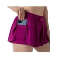 thumbnail image 1 of 5-12T Girls Flowy Shorts with Spandex Liner 2-in-1 Youth Butterfly Skirts for Fitness, Running, Sports, 1 of 4
