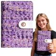 thumbnail image 1 of 5.12in Portable A6 Budget Binder Set, 6 Ring Removable Loose Leaf Financial Ledger, Color Index Sticker Cash Envelope Planner For Monthly Household Budget Tracking, 1 of 6