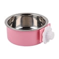 thumbnail image 1 of 5.12inches Stainless Steel Hanging Pet Bowl,Dog Bowl with Adjustable Cage Clip, Dog Crate Food Water Bowl for Cats Dogs, Anti-Tip Spill-Proof, 1 of 6