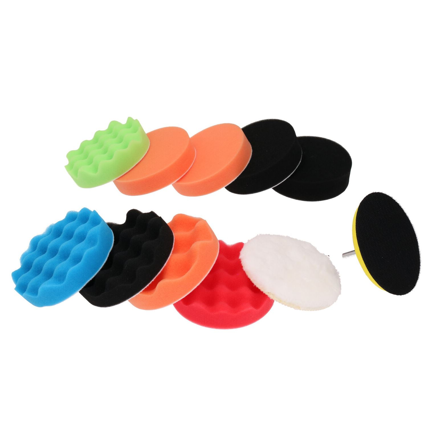 5" 12pc Buffing and Polishing Kit for Electric Drills M14 Arbor Hook