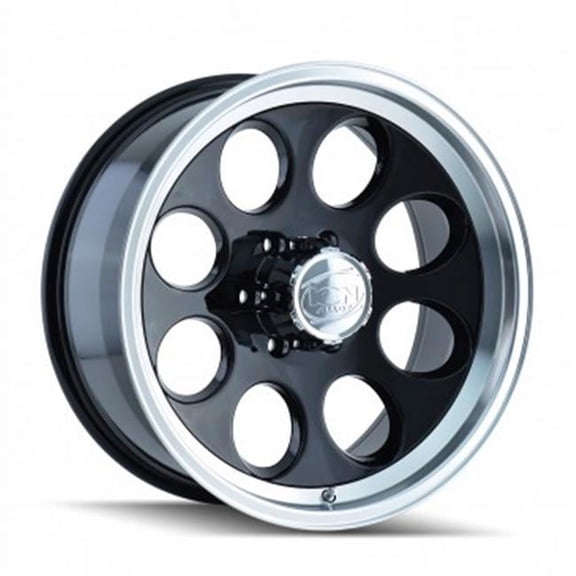 5-139.7 PCD Black Machined Lip Wheel