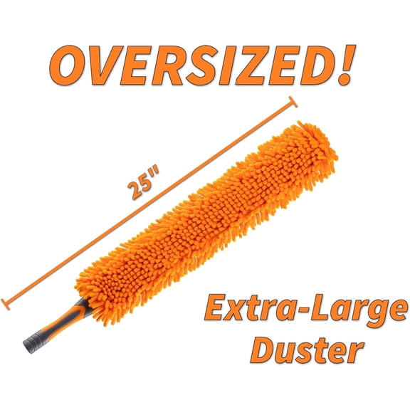 5-14 ft Flexible Fan Duster for High Ceiling Fan with Extension Pole (20+ Foot Reach)