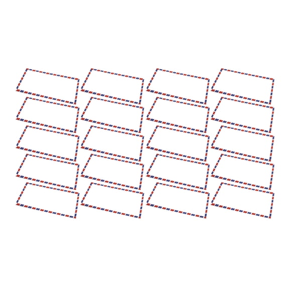 5/15/20pcs Envelope With Aviation Simple 115x225mm Airmail Envelopes