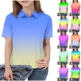 thumbnail image 1 of 5-15 Years Boys Girls Tie Dye T Shirts Short Sleeve Tees Loose Fit Colorblock Summer Tops Red 5-6 Years, 1 of 7