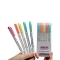 thumbnail image 1 of 5/15Pcs Double Ended Highlighter Double Head Fluorescent Markers for Card Making Highlighting Journaling Scrapbooking, 1 of 6