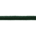thumbnail image 1 of 5/16" (0.5cm) Medium Shiny Twisted Rope Cord with Lip | Cord Trim # 0516S,, Dark Emerald Green #G10 (Dark Green) 10 Yards (30 ft/9.5m), 1 of 1