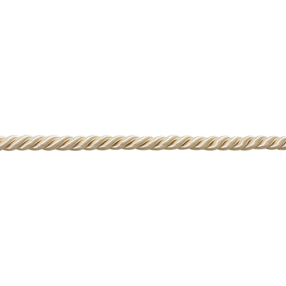 5/16" (0.5cm) Medium Twisted 3-ply Rope Cord Trim # 0516NL,, Cream Ivory #A2 (Ivory / Cream) Sold By The Yard (36"/3 ft/0.9m)