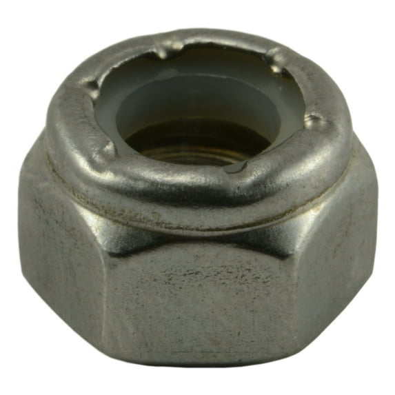 5/16"-18 18-8 Stainless Steel Coarse Thread Nylon Insert Lock Nuts LNSS-149