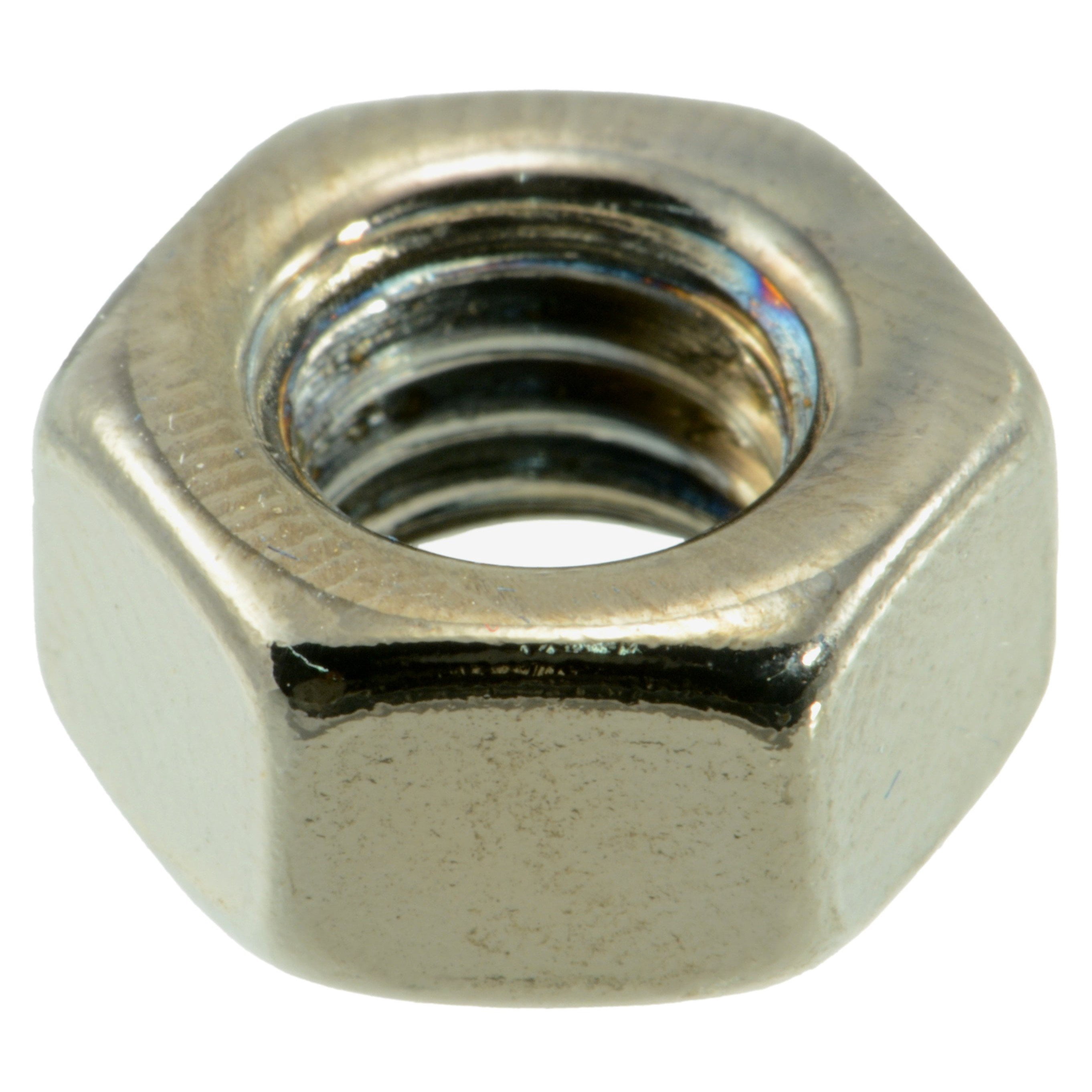 5/16"-18 Black Chrome Plated Grade 5 Steel Coarse Thread Hex Nuts (8 pcs.)
